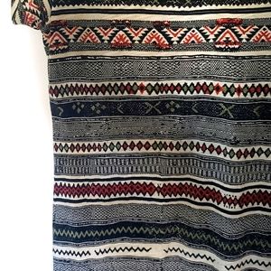 Peruvian Connection sporty, causal shirt dress. Small.